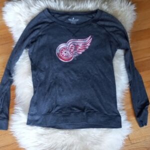 Detroit Red Wings Long-sleeve Tee Sz M